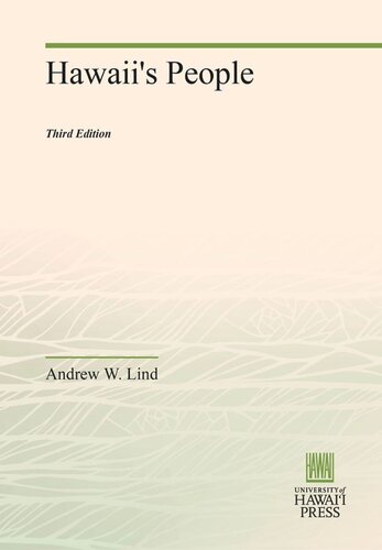 Hawaiis People Third Edition Andrew W Lind