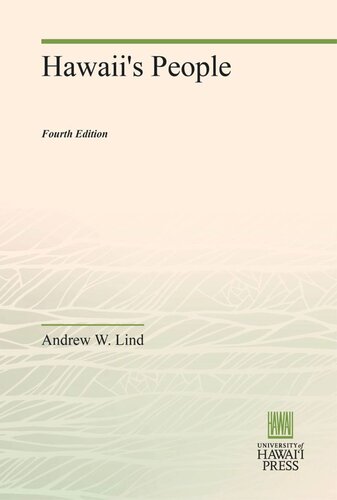 Hawaiis People Fourth Edition Andrew W Lind