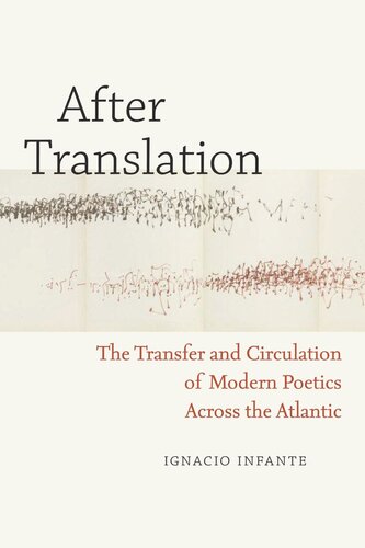 After Translation The Transfer And Circulation Of Modern Poetics Across The Atlantic Ignacio Infante