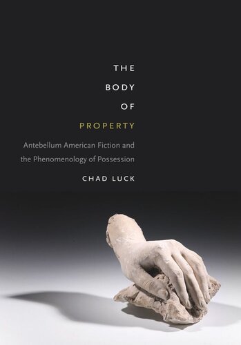 The Body Of Property Antebellum American Fiction And The Phenomenology Of Possession Chad Luck