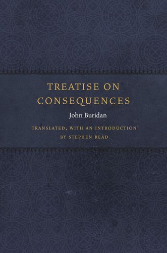 Treatise On Consequences John Buridan Stephen Read