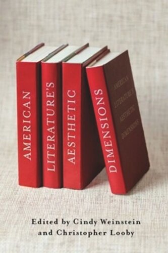American Literatures Aesthetic Dimensions Cindy Weinstein Editor Christopher Looby Editor
