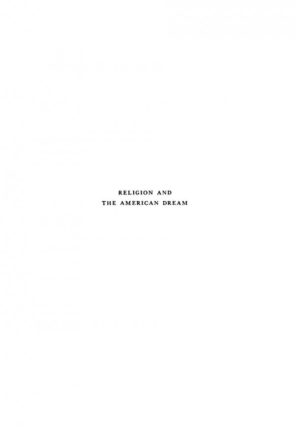 Religion And The American Dream Raymond C Knox Nicholas Murray Butler