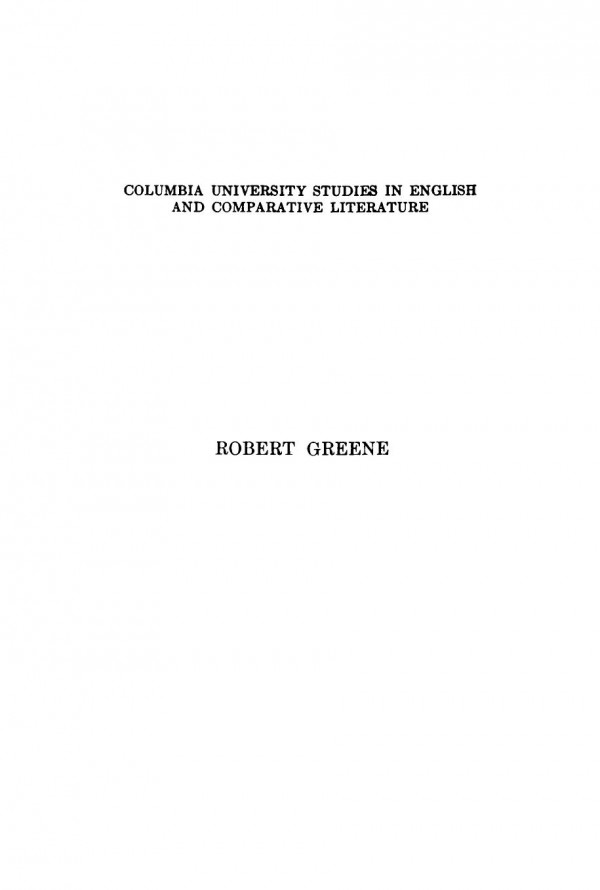 Robert Greene John Clark Jordan