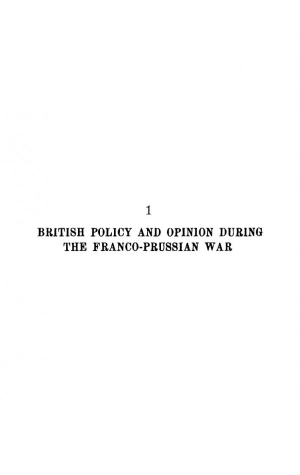 British Policy And Opinion During The Francoprussian War Dora Neill Raymond