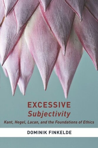 Excessive Subjectivity Kant Hegel Lacan And The Foundations Of Ethics Dominik Finkelde
