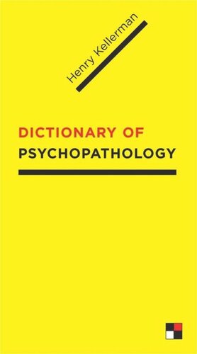 Dictionary Of Psychopathology Henry Kellerman