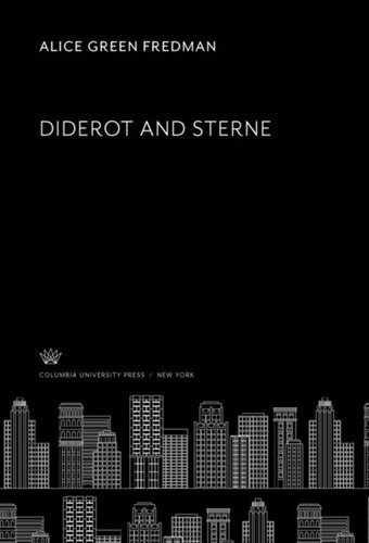 Diderot And Sterne Alice Green Fredman