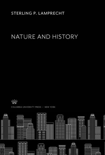 Nature And History Sterling P Lamprecht