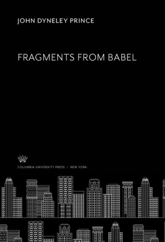 Fragments From Babel John Dyneley Prince