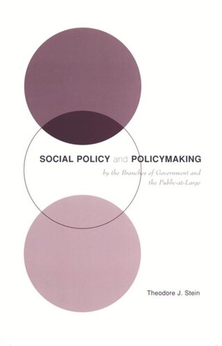 Social Policy And Policymaking By The Branches Of Government And The Publicatlarge Theodore Stein