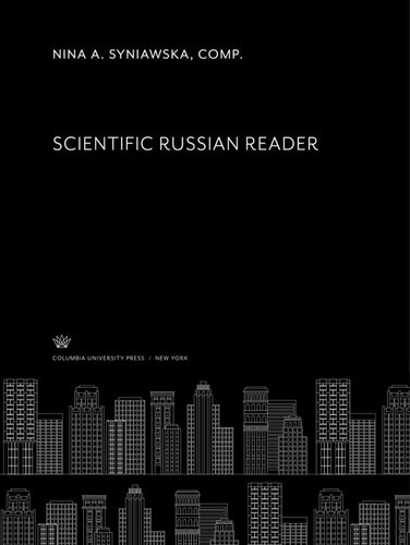 Scientific Russian Reader Nina A Syniawska