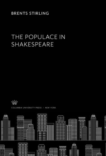 The Populace In Shakespeare Brents Stirling
