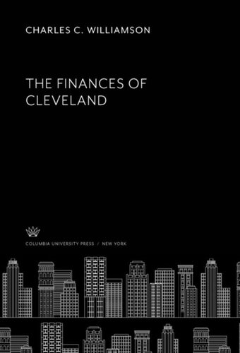 The Finances Of Cleveland Charles C Williamson