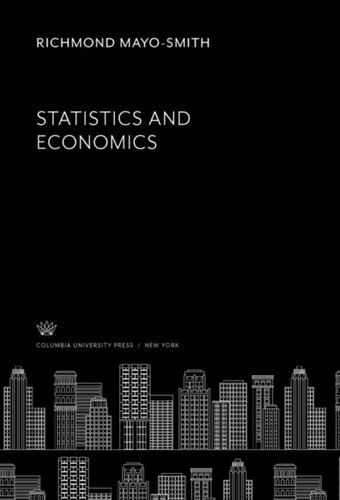 Statistics And Economics Richmond Mayosmith