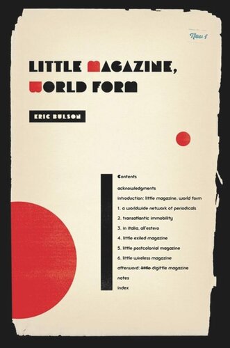 Little Magazine World Form Eric Jon Bulson