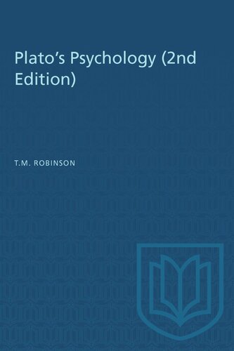 Platos Psychology 2nd Edition Tm Robinson