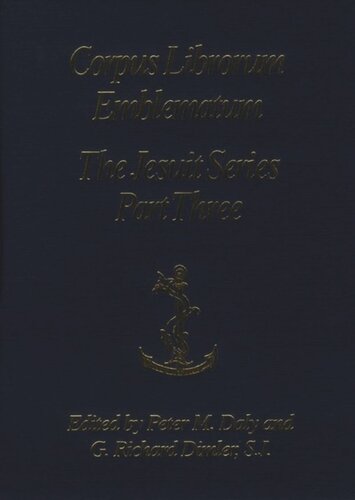 The Jesuit Series Part Three Fl Peter Daly Editor G Richard Dimler