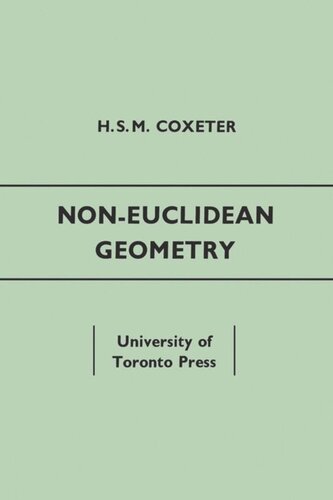 Noneuclidean Geometry Fifth Edition Hsm Coxeter