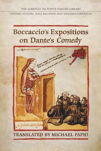 Boccaccios Expositions On Dantes Comedy Michael Papio