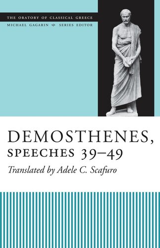 Demosthenes Speeches 3949 Adele C Scafuro