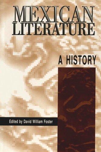 Mexican Literature A History David William Foster Editor