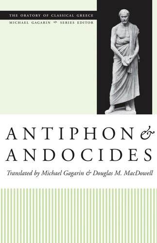 Antiphon And Andocides Michael Gagarin Douglas M Macdowell