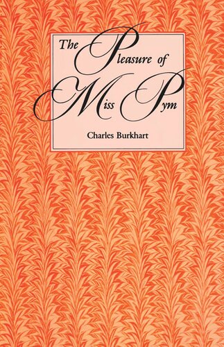 The Pleasure Of Miss Pym Charles Burkhart