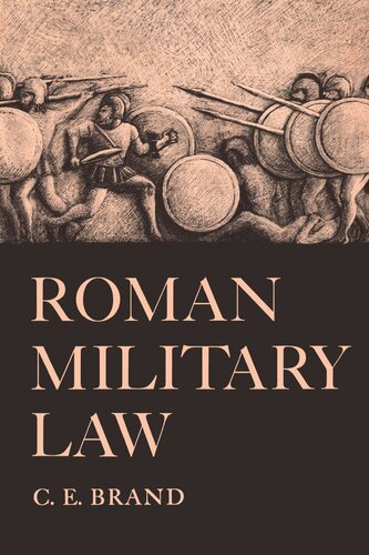 Roman Military Law C E Brand