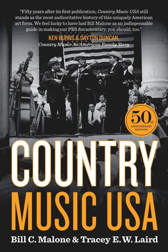 Country Music Usa 50th Anniversary Edition Bill C Malone Tracey E W Laird
