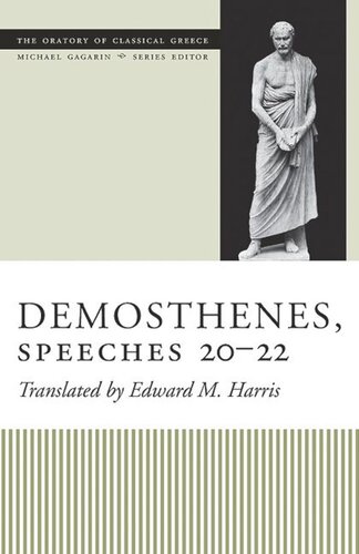Demosthenes Speeches 2022 Edward M Harris