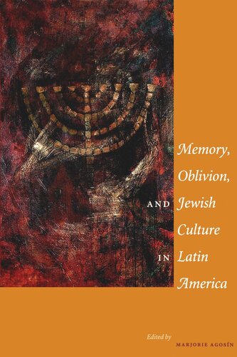 Memory Oblivion And Jewish Culture In Latin America Marjorie Agosn Editor