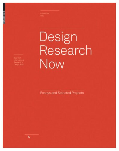 Design Research Now Essays And Selected Projects