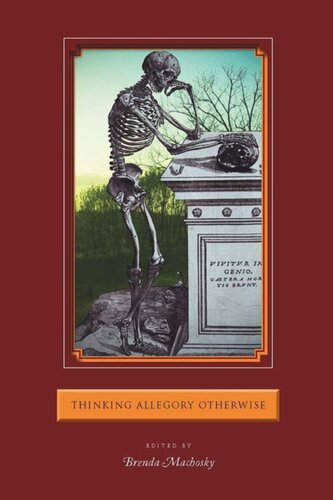 Thinking Allegory Otherwise Brenda Machosky