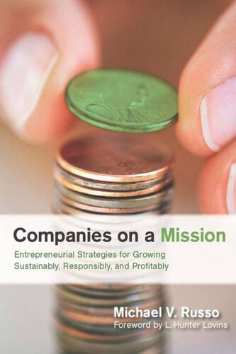 Companies On A Mission Entrepreneurial Strategies For Growing Sustainably Responsibly And Profitably Michael V Russo