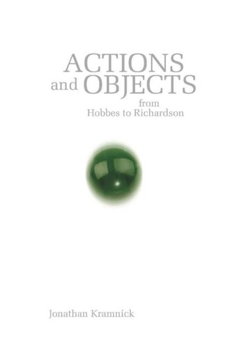 Actions And Objects From Hobbes To Richardson Jonathan Kramnick