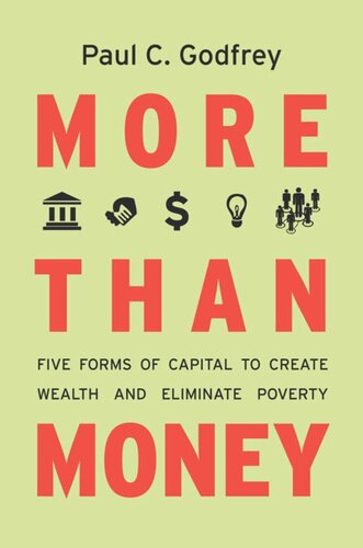 More Than Money Five Forms Of Capital To Create Wealth And Eliminate Poverty Paul Godfrey
