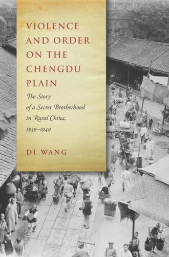 Violence And Order On The Chengdu Plain The Story Of A Secret Brotherhood In Rural China 19391949 Di Wang