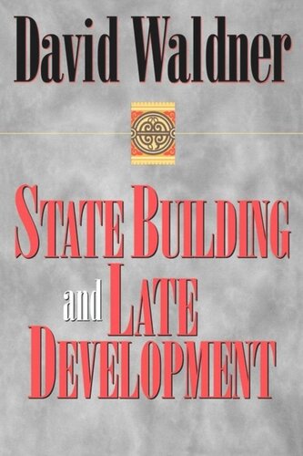 State Building And Late Development David Waldner