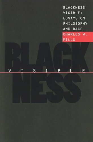 Blackness Visible Essays On Philosophy And Race Charles W Mills