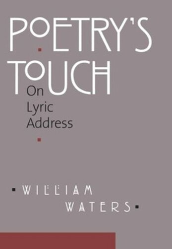 Poetrys Touch On Lyric Address William Waters