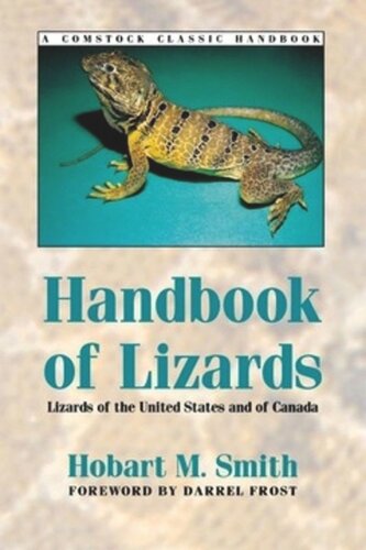 Handbook Of Lizards Lizards Of The United States And Of Canada Hobart Smith Darrel Frost