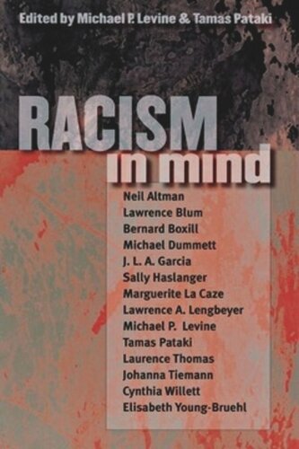 Racism In Mind Michael P Levine Editor Tamas Pataki Editor