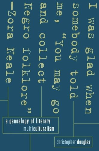 A Genealogy Of Literary Multiculturalism Christopher Douglas
