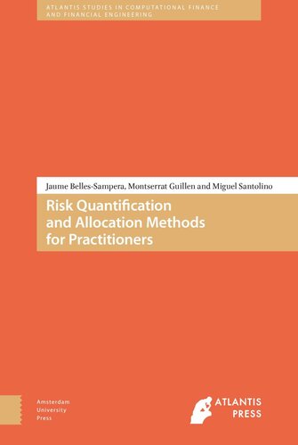 Risk Quantification And Allocation Methods For Practitioners Jaume Bellessampera Montserrat Guilln Miguel Santolino Atlantis Press Sarl
