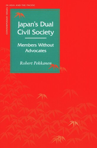 Japans Dual Civil Society Members Without Advocates Robert Pekkanen
