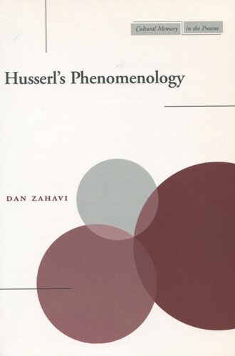 Husserls Phenomenology Dan Zahavi