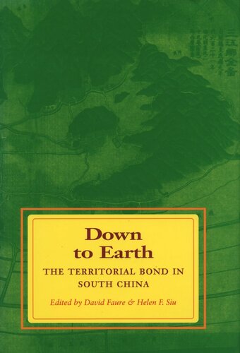 Down To Earth The Territorial Bond In South China David Faure Editor Helen F Siu Editor
