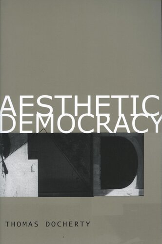 Aesthetic Democracy Thomas Docherty