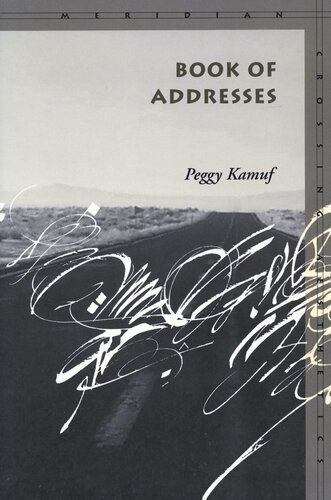 Book Of Addresses Peggy Kamuf